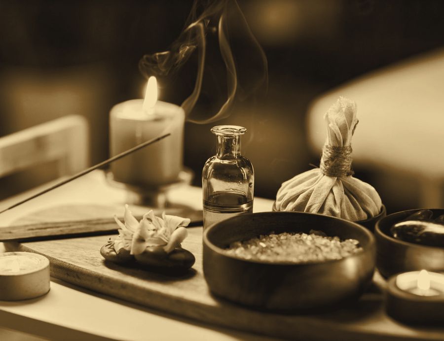 Balinese massage oils and jacuzzi spa experience in Nallagandla